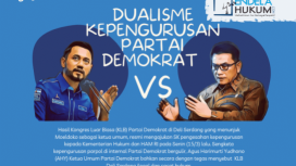 Lawgrafis AHY vs Moeldoko